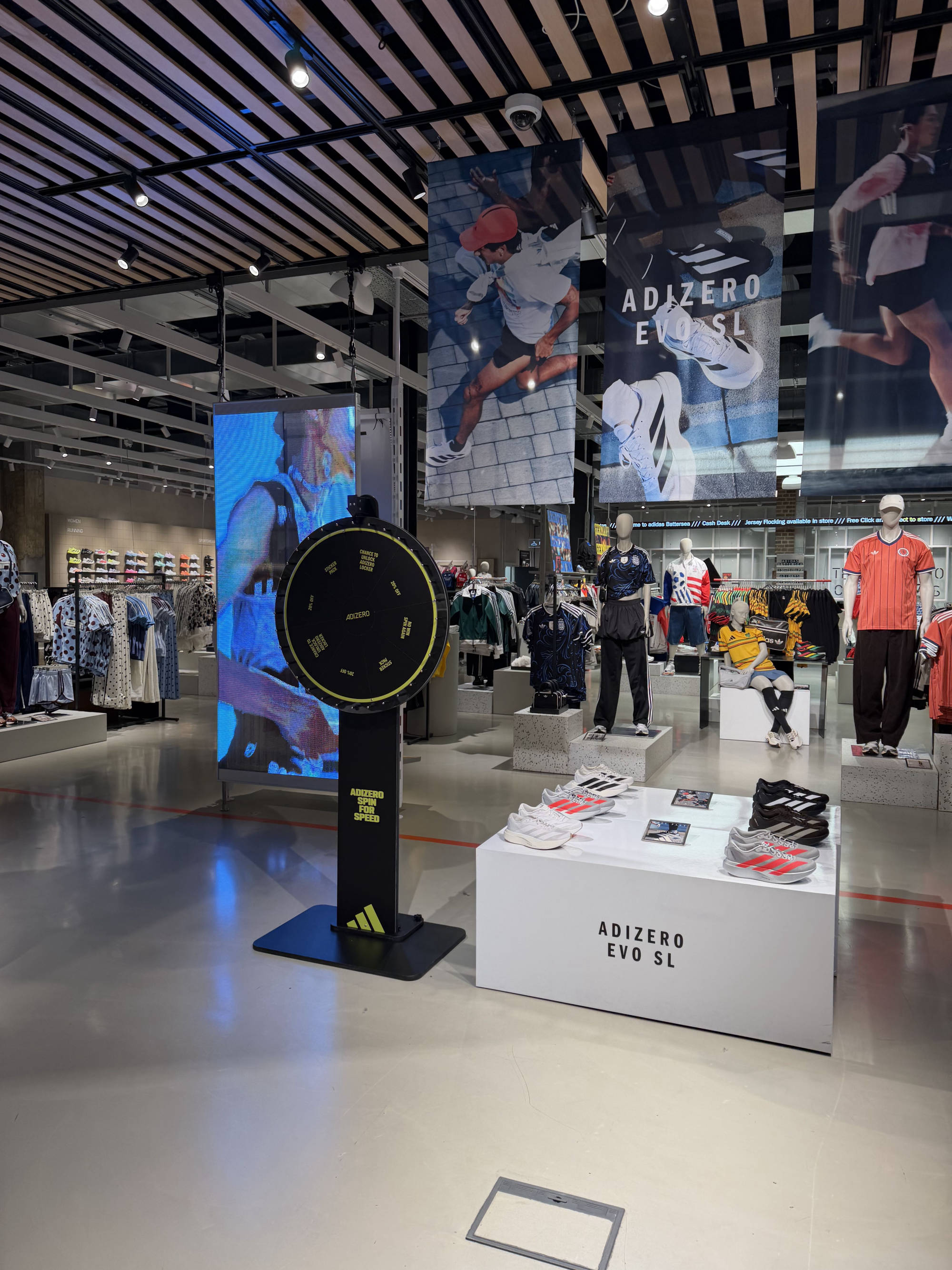 Adizero Spin the wheel in Adidas Shop.