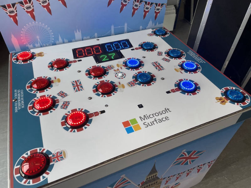 Promotional games for exhibitions