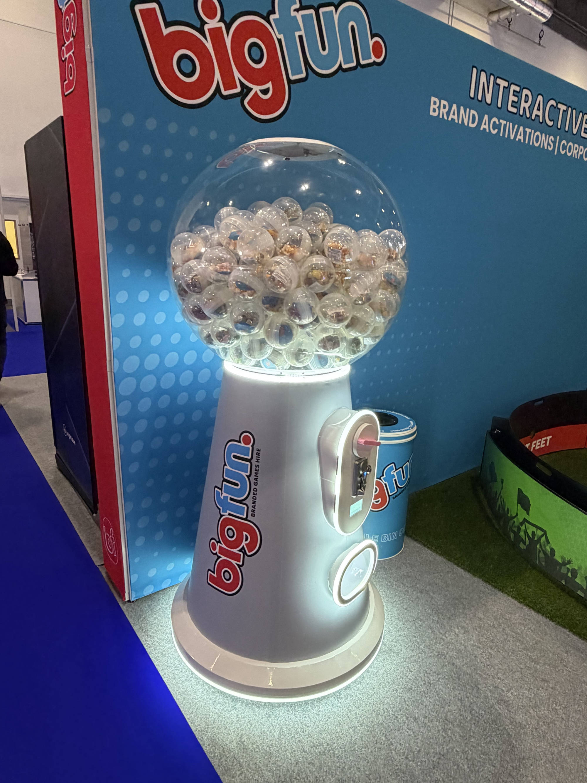 Big Fun branding on the Gashapon Vending Machine.