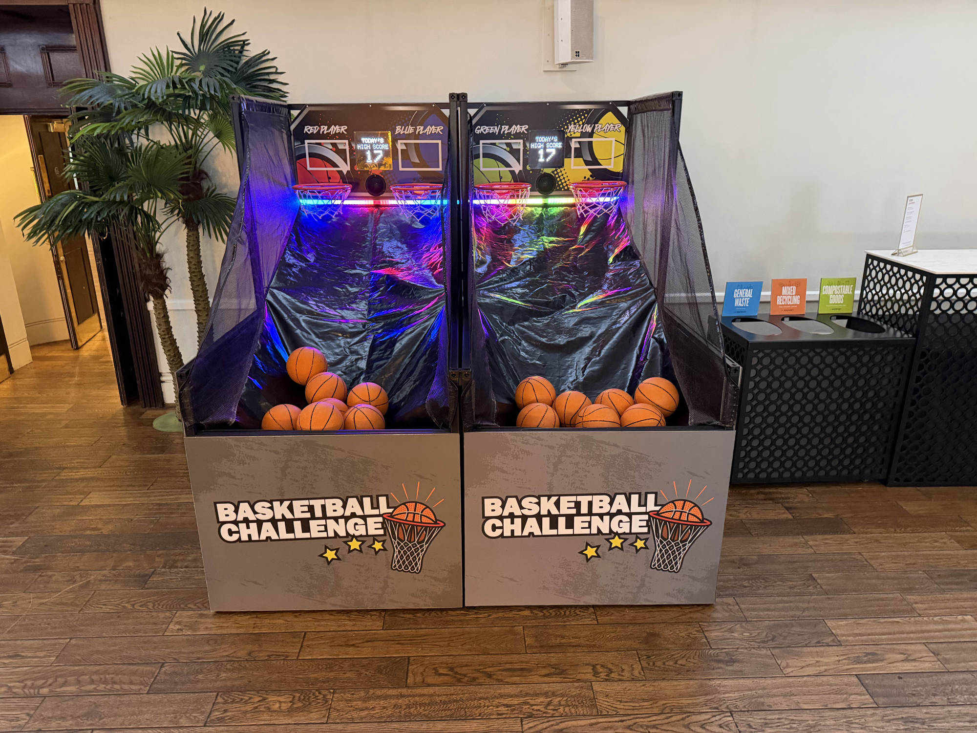 4 Player Basketball With LED Lights.