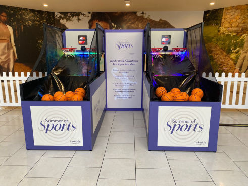 4 - Player Basketball Challenge Game Hire