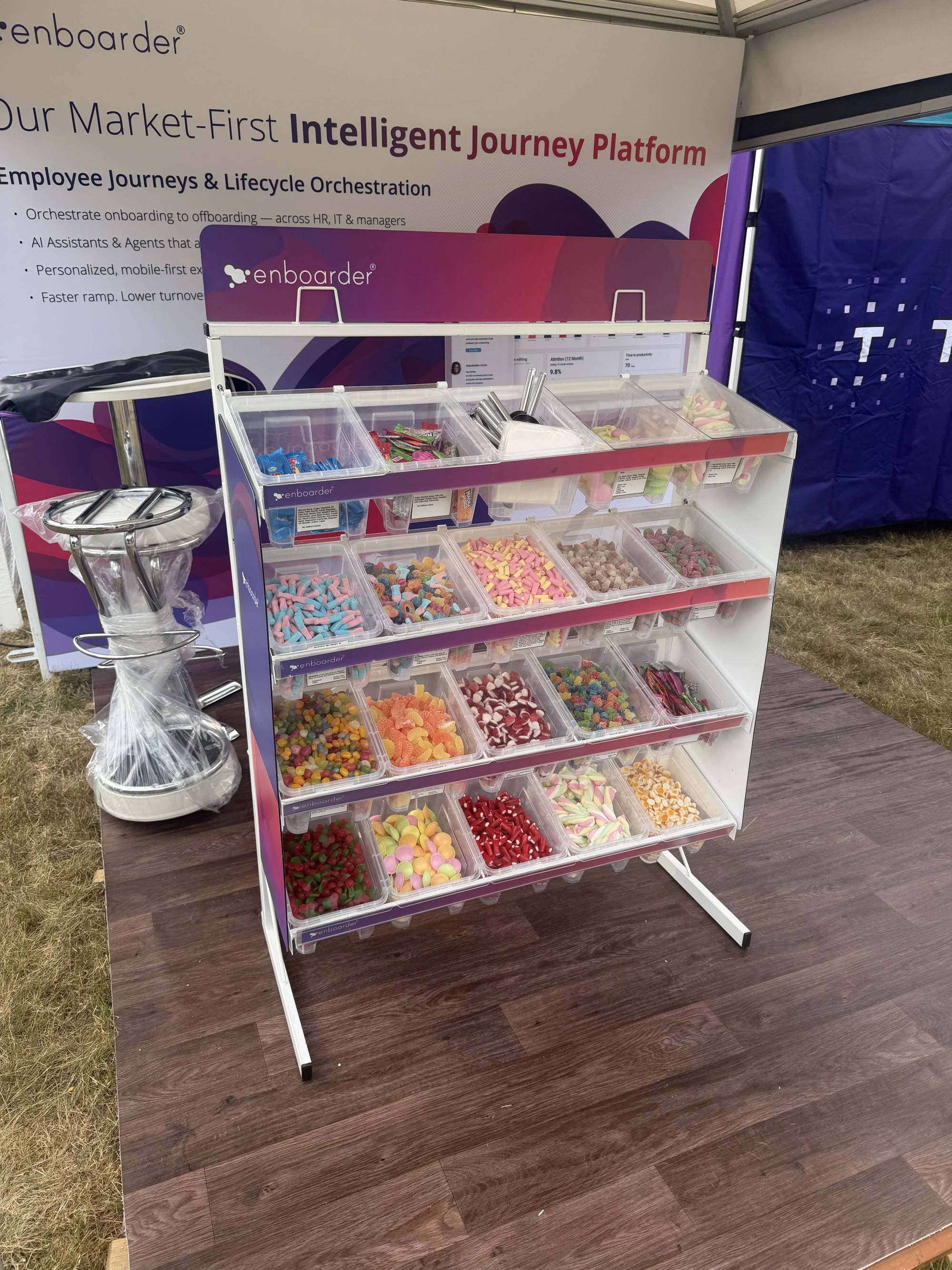 Enboarder Branding on the Pick And Mix. 