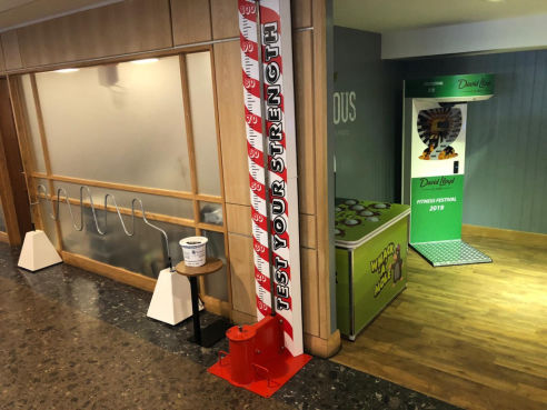 Branded high striker test your strength game hire