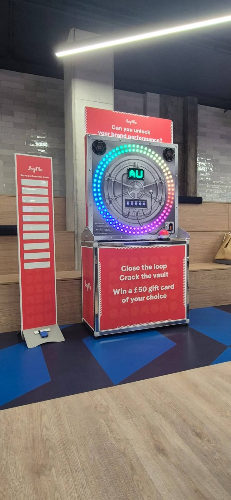 Loop Me - Fully Branded Vault Game with a Branded Leaderboard.