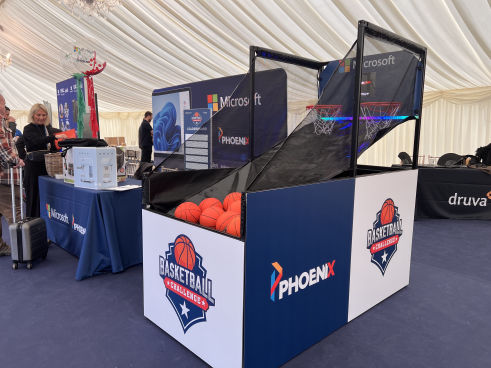 Branded Basketball Game - 2 Player Hire