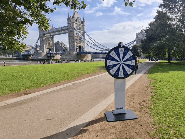 Branded Manual Prize Wheel Hire