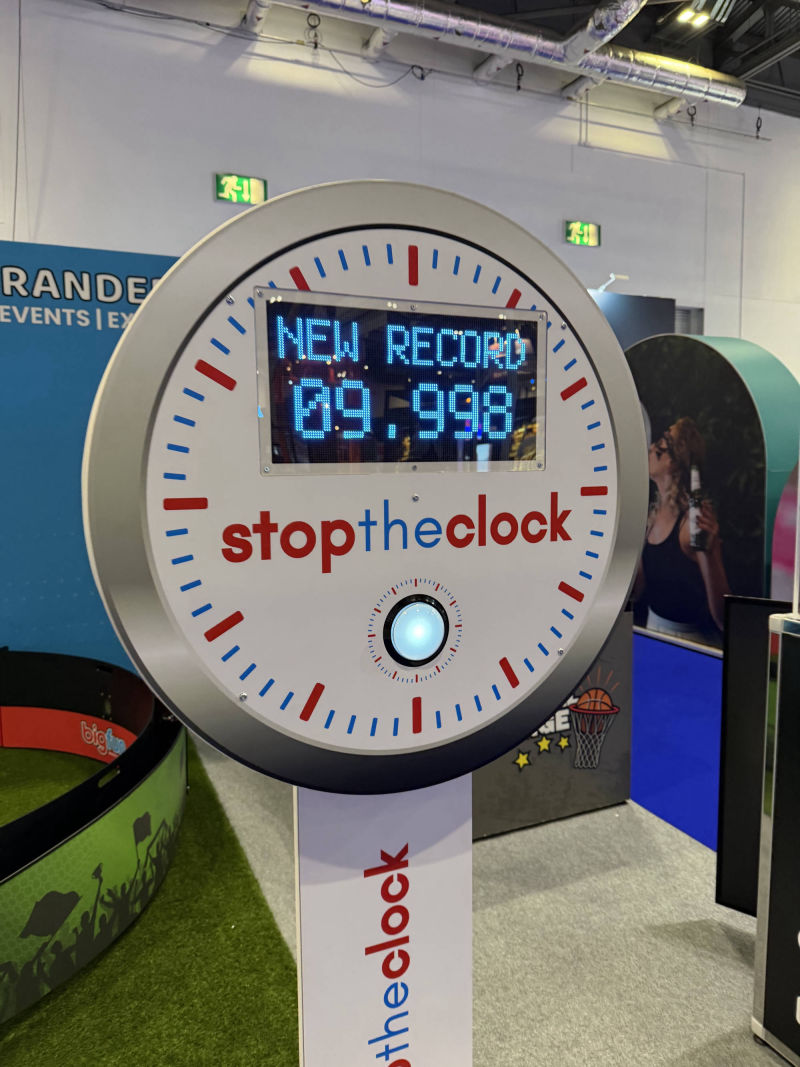 Stop the Clock showing a new record on the game.
